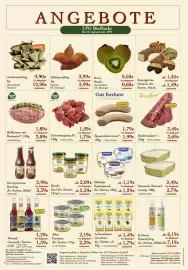 LPG Biomarkt Prospekt woche 40 Seite 2: Schweinegulasch* €1,59, Rollbraten mit Rosmarin* €1,89