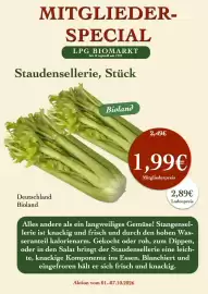 LPG Biomarkt Prospekt woche 40 Seite 6: Deutschland Bioland €1,99