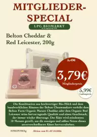 LPG Biomarkt Prospekt woche 40 Seite 7: Belton Cheddar & Red Leicester €3,79