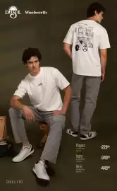 Catálogo Woolworth Página 6: Tenis €449,90, Playera €229,90