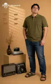Catálogo Woolworth Página 8: Jeans €299,90, Playera €229,90