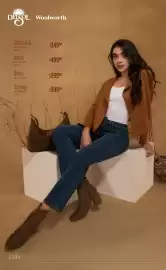 Catálogo Woolworth Página 2: Chamarra €349,90, Jeans €499,90