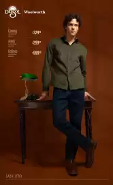Catálogo Woolworth Página 20: Camisa €329,90, Jeans €299,90