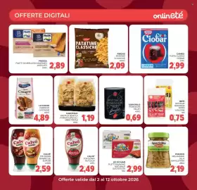 Volantino Eté Pagina 26: Biffi ketchup maionese mono €0,75, Findus patatine classiche €2,09