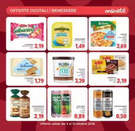 Volantino Eté Pagina 30: Vitasnella Cereal Yo €2,19, Aloe Vera Melograno Uva Lattina €0,89