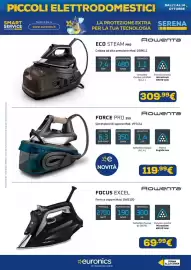 Volantino Euronics Pagina 16: Ferro a vapore Rowenta Focus Excel €69,99, Rowenta Caldaia ad alta pressione €309,99