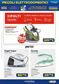 Volantino Euronics Pagina 17: Rapid Vapor Sistema stirante IMETEC €89,99, Nuvola Ferro da viaggio €29,99