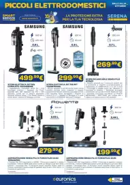 Volantino Euronics Pagina 5: Scopa elettrica Jet 75E Pet €299,99, Aspirapolvere senza fili X-Force Flex 10.80 €199,99