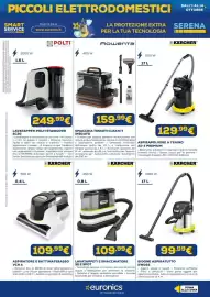 Volantino Euronics Pagina 8: Lavatappeti e smacchiatore SE 2 Spot Karcher €109,99, Bidone aspiratutto Karcher KWD3S €99,99
