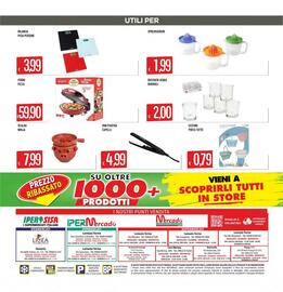 Volantino IperSisa Pagina 20: Mini piastra capelli €4,99, Scalda nduja €7,99