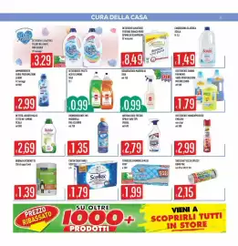 Volantino IperSisa Pagina 19: Tovaglioli monovelo maxi Foxy Tuttidì €1,99, Spuma di sciampagna lavatrice bianco puro €8,49