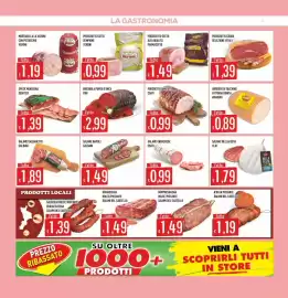 Volantino IperSisa Pagina 5: Prosciutto cotto sempione Veroni €0,99, Salame Bella Festa Light Clai €1,79