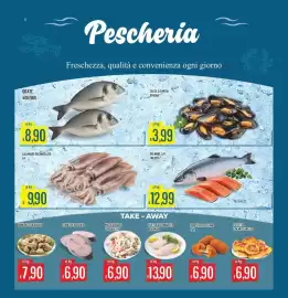 Volantino IperSisa Pagina 6: Tranci di ricciola €6,90, Filetto di cernia s/p Brasmar €13,90