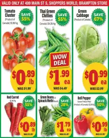 Iqbal Foods flyer week 40 Page 12: Bell Pepper €0,99, Green Beans Spinach/Methi Bunch €1,79