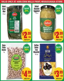 Iqbal Foods flyer week 40 Page 7: Nazo pinto beans €4,99, Nabet dried mint €2,99