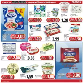 Volantino Paghi Poco Pagina 5: Mozzarella Santa Lucia €2,00, Sottilette Classiche €3,00