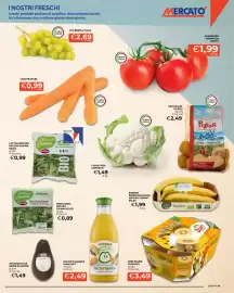 Volantino Mercatò Local Pagina 11: Lattughino bio Natura Chiama €0,99, Pomodoro grappolo horto €1,99