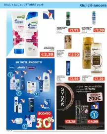 Volantino Mercatò Local Pagina 30: Gel da barba per pelli sensibili series Gillette €2,99, Shampoo per capelli Clear €1,99