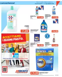 Volantino Mercatò Local Pagina 33: Detersivo per lavatrice in capsule Dash €11,99