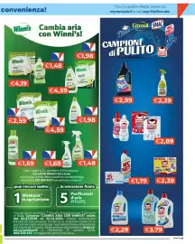 Volantino Mercatò Big Pagina 35: WC NET candeggina €1,79, Omino Bianco Detergente Muschio Bianco €3,79