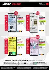 Edgars catalogue Page 2: SAMSUNG Galaxy A26 5G 128GB €499.990,00, SAMSUNG Galaxy A37 5G 128/256GB €869.990,00
