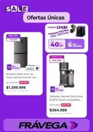 Catálogo Frávega Página 4: Electrolux cafetera express ECM70 touch compatible €364.999,00