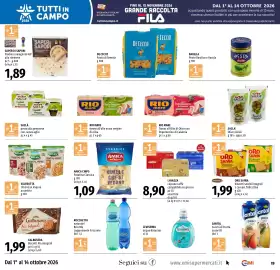 Volantino Emi Market Pagina 19: De Cecco Pasta di Semola €1,00, Rocchetta naturale/ Brio Blu €1,00