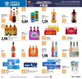 Volantino Emi Market Pagina 20: Birra IPA 9 luppoli Angelo Poretti €1,00, Crodino Biondo/Rosso €1,00