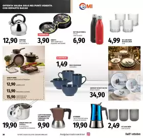 Volantino Emi Market Pagina 30: Zanetti stampi dolci €3,90, Bottiglia termica Heat €6,90