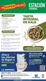 Catálogo La Anonima semana 40 Página 8: INSUPERABLES ESTACIÓN VERDE. INGREDIENTES Para la masa • 1 taza de harina integral •