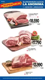 Catálogo La Anonima semana 40 Página 1: Tapa de Asado "Best" €13.990,00