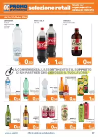 Volantino ARCA C+C cash and carry Pagina 27: Angelo Poretti Birra 3 Luppoli €0,75, Sanpellegrino Bibite assortite €0,90