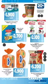Catálogo La Anonima Página 11: Lactal pan para panchos €1.900,00, Swift crunchies de pollo €5.200,00