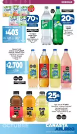 Catálogo La Anonima Página 8: Cepita jugo natural €5.000,00, Levite agua sin gas clásica/cero €2.700,00