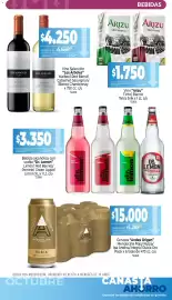 Catálogo La Anonima Página 9: Dr. lemon bebida alcohólica con vodka €3.350,00, Arizu vino tinto vino blanco €1.750,00