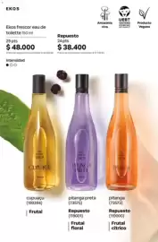 Catálogo Natura Página 109: Eros pitanga €119.000,00, Eros cupuaçu €199.394,00