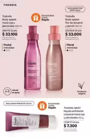 Catálogo Natura Página 115: Tododia jabón líquido exfoliante corporal mora roja y jabuticaba €7.300,00