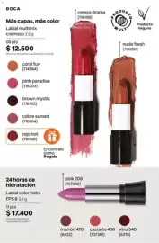 Catálogo Natura Página 155: Labial color hidra €17.400,00