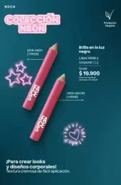 Catálogo Natura Página 156: Faces lápiz labial y corporal €19.900,00