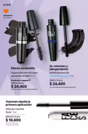 Catálogo Natura Página 159: Faces mascara volume €16.600,00, Faces multimáscara tint €24.400,00