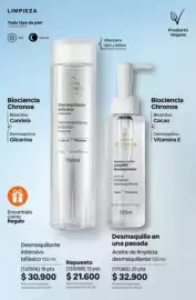Catálogo Natura Página 170: Biociencia Chronos aceite de limpieza desmaquillante €32.900,00