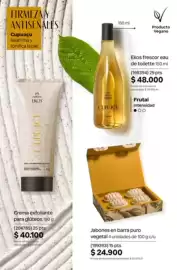 Catálogo Natura Página 209: Jabones en barra puro vegetal €24.900,00, Ekos frescor eau de toilette €48.000,00