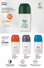 Catálogo Natura Página 234: Kaiak desodorante roll on aventura masculino €5.500,00, Kajal urbe masculino €18.999,00