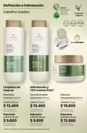 Catálogo Natura Página 277: Natura lumina shampoo €13.400,00, Natura mascara recuperadora €19.800,00
