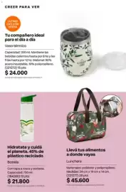 Catálogo Natura Página 309: Botella €21.800,00, Creer para ver vaso térmico €24.000,00