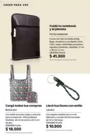 Catálogo Natura Página 310: Bolsa eco €18.500,00, Llavero €10.900,00