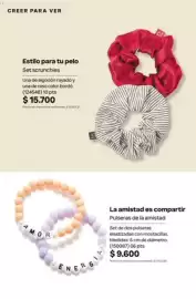 Catálogo Natura Página 316: Pulseras de la amistad €9.600,00, Set scrunchies €15.700,00