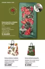 Catálogo Natura Página 317: Bolsa solidaria pequena €2.100,00, Bolsa solidaria mediana €2.400,00