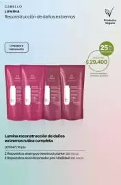 Catálogo Natura Página 36: Cabello lumina reconstrucción de daños extremos €29.400,00