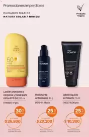 Catálogo Natura Página 56: Jabón líquido exfoliante €10.300,00, Hidratante antiseñales €29.200,00